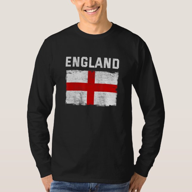 T-shirt English Flag England St George Cross (Devant)