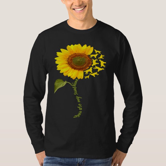 T-shirt English Setter Sunflower (Devant)