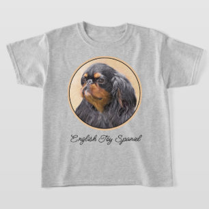 T-shirt English Toy Spaniel Peinture Animal Art original
