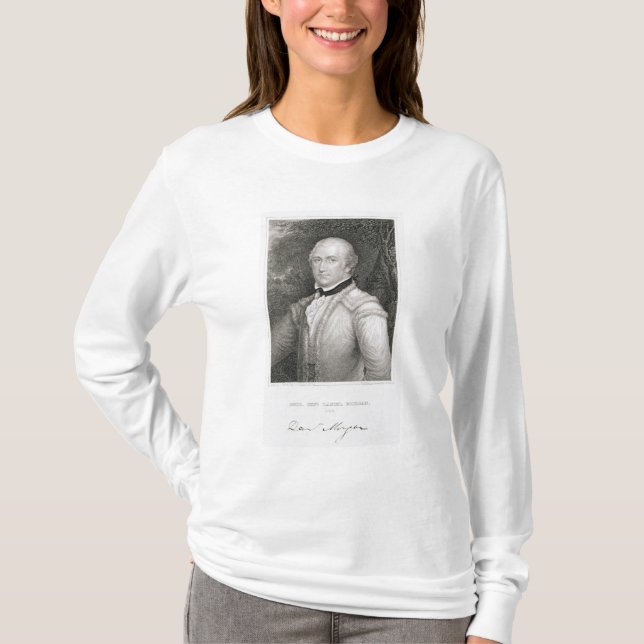 T-shirt Engrav de Daniel Morgan de brigadier général (Devant)