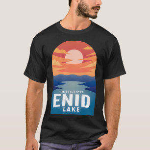 T-shirt Enid Lake MS Retro Sunset