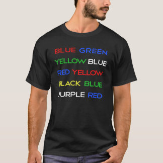 T-shirt Énigme de couleur