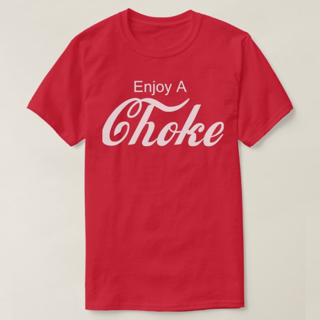 T-shirt Enjoy A Choke Funny Jiu Jitsu MMA 3 (Design devant)
