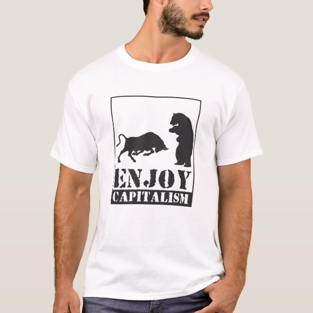 T-shirt Enjoy Capitalism (Devant)