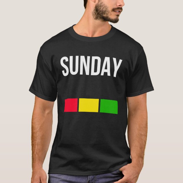T-shirt Enjoy Cool Sunday Mood Illustration  Graphic Desig (Devant)