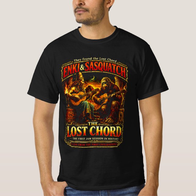 T-shirt Enki et Sasquatch L'Accord Perdu (Devant)