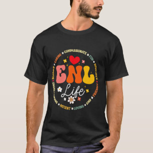 T-shirt ENL Life Teacher Squad Anglais New Language Squad