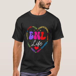 T-shirt ENL Life Teacher Squad Équipe de la nouvelle langu