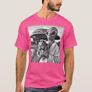 T-shirt Enlèvement Alien Possum Ufo Possum Mème Funnyfit70