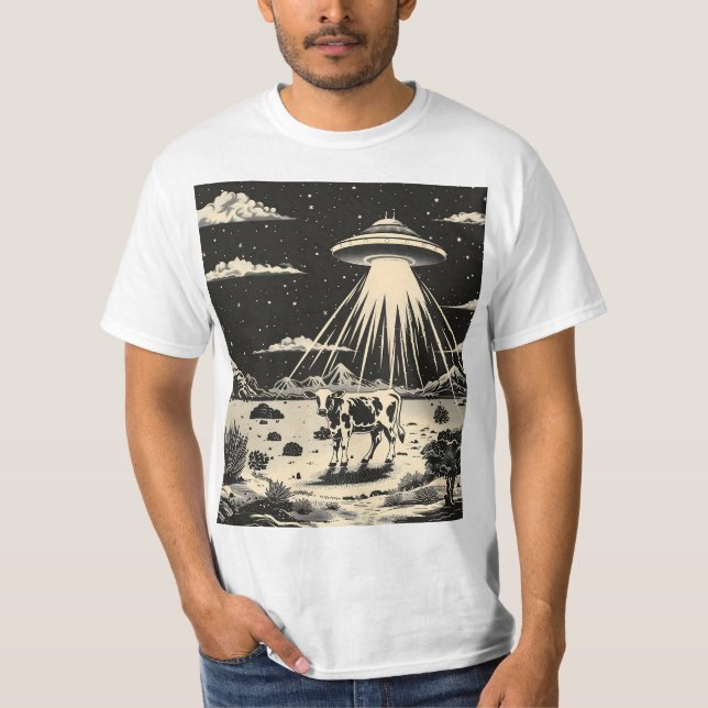 T-shirt Enlèvement d'Aliens (Devant)