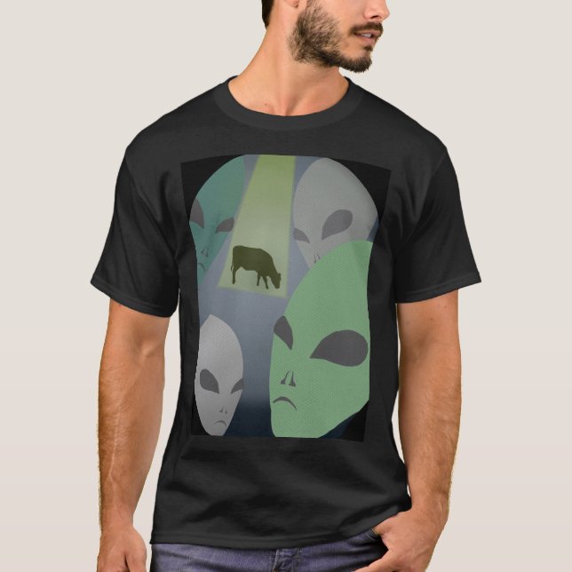 T-shirt Enlèvement d'Aliens (Devant)