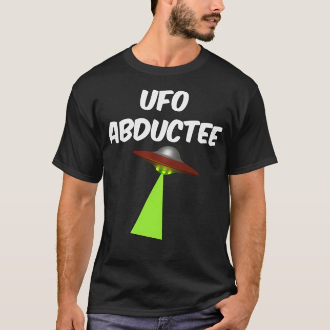 T-shirt Enlèvement d'Aliens Ufo Design (Devant)