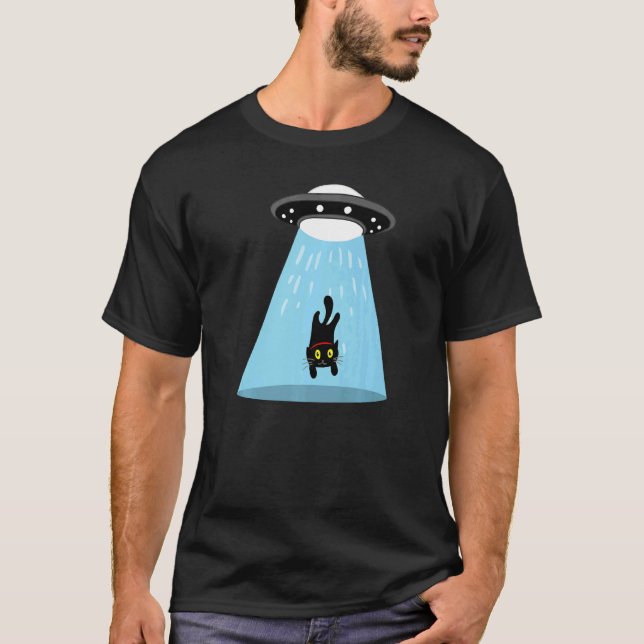 T-shirt Enlèvement de chats Aliens (Devant)