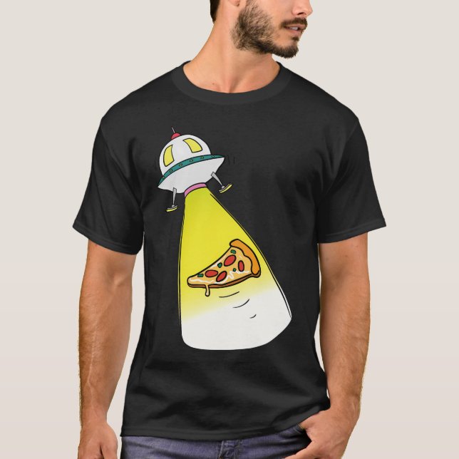 T-shirt Enlèvement de pizza (Devant)