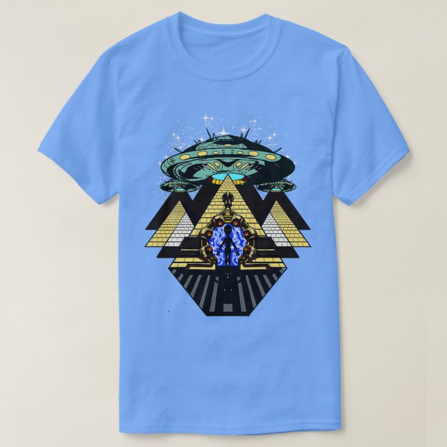 T-shirt Enlèvement de pyramides égyptiennes (Design devant)