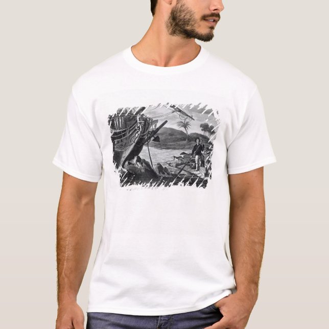 T-shirt Enlèvement de Robinson Crusoe (Devant)