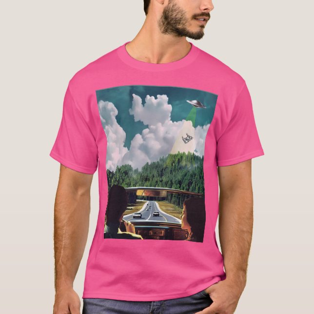 T-shirt Enlèvement de vaches (Devant)