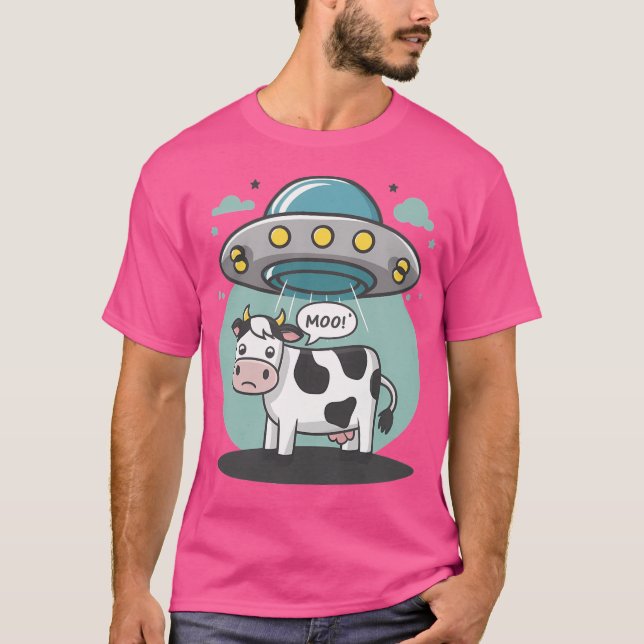 T-shirt Enlèvement d'une vache (Devant)
