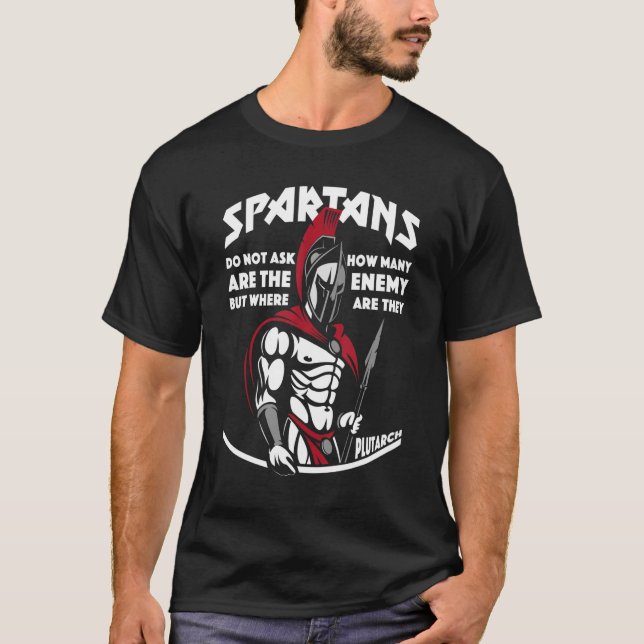 T-shirt Ennemi Spartacus Plutarch C (Devant)