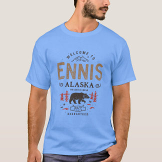 T-shirt Ennis Alaska Town Oversized
