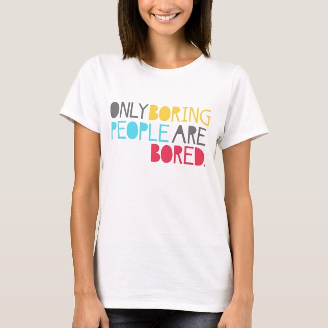 T-shirt ennuyé (Devant)