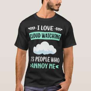 T-shirt Ennuyer la surveillance du cloud