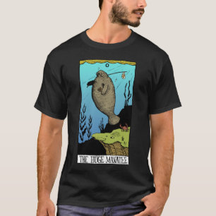T-shirt énorme d'obscurité du lamantin des homme