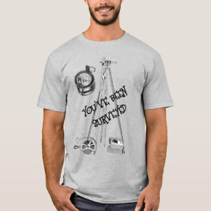 T-SHIRT ENQUÊTE SUR LE SURVEILLANT DES TERRES MESURE GÉOGR