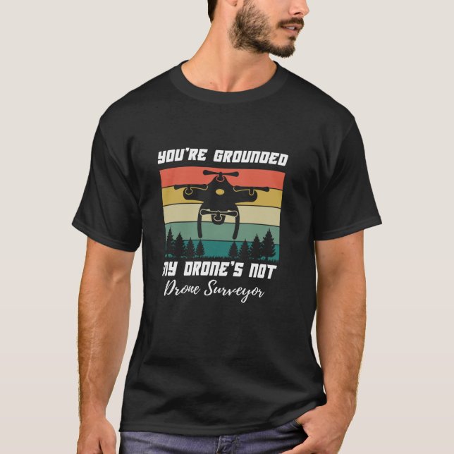 T-shirt Enquête sur les drones (Devant)