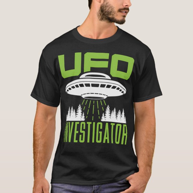 T-shirt Enquêteur d'ovni (Devant)
