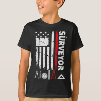 T-shirt Enquêteur du 4 juillet Drapeau patriotique américa