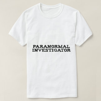 T-shirt Enquêteur paranormal chasse aux fantômes