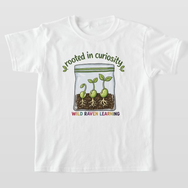 T-shirt Enraciné dans la curiosité (Poser)