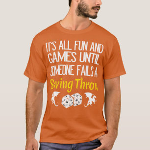 T-shirt Enregistrement du jeu de rôles de stylo à lancer R