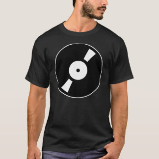 T-shirt enregistrement vinly rétro