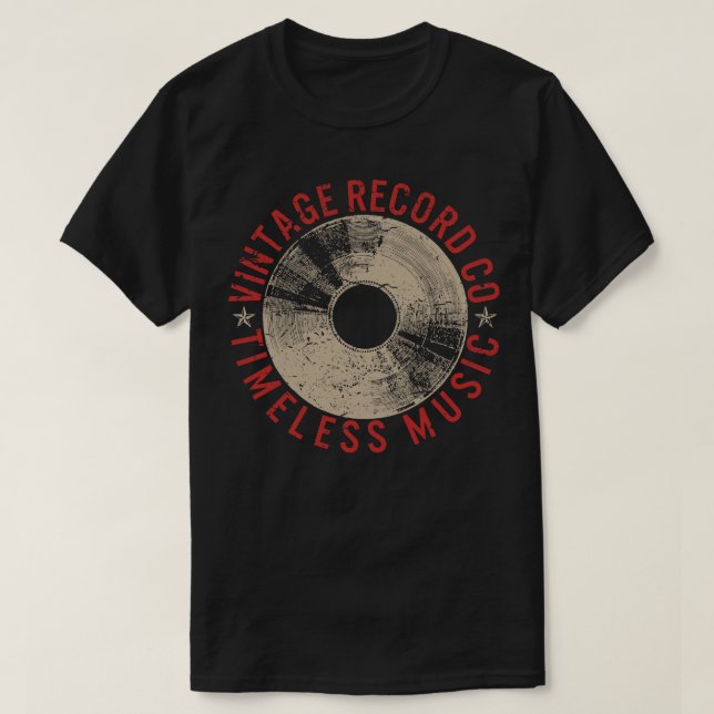 T-shirt Enregistrement vintage (Design devant)