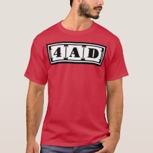 T-shirt Enregistrements de l'axe 4AD