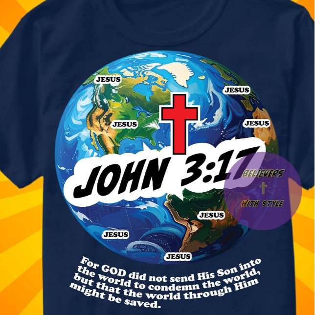 T-shirt Enregistrer - chrétien (Créateur téléchargé)