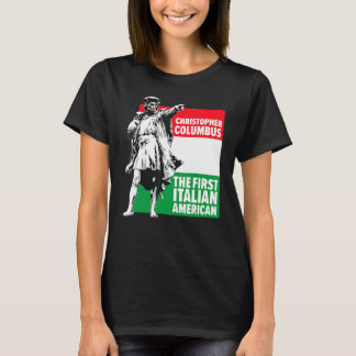 T-shirt Enregistrer Columbus Day Italian Pride
