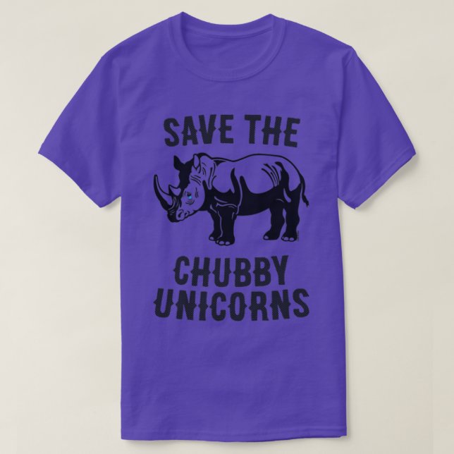 T-shirt Enregistrer la licorne Chubby RxTp (Design devant)