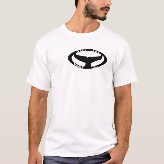 T-shirt Enregistrer La Queue De Baleine (Devant)