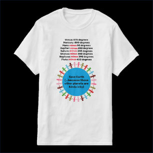 T-shirt Enregistrer la Terre