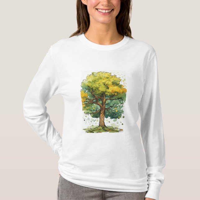 T-shirt enregistrer l'arborescence (Devant)