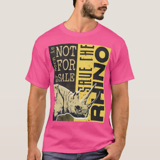 T-shirt Enregistrer L'Art Rhino-De l'environnement