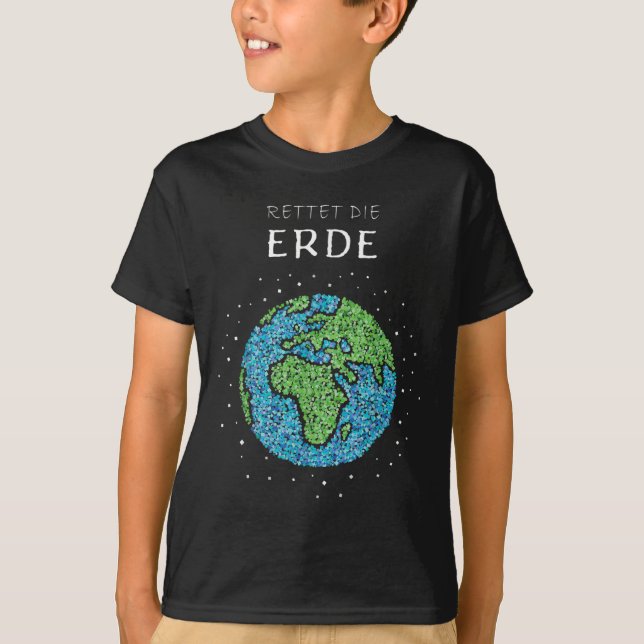 T-shirt Enregistrer le client de protection De l'environne (Devant)
