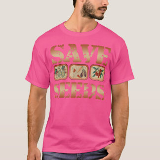 T-shirt Enregistrer le jardinage des graines T Chemise