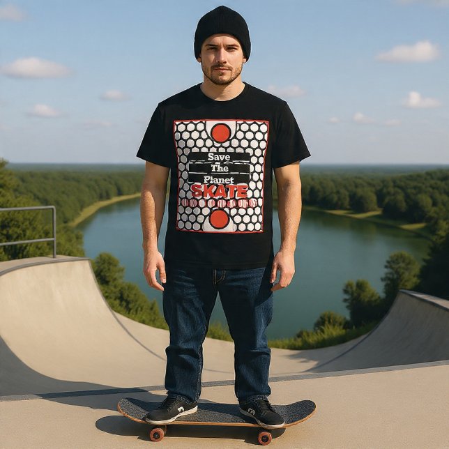T-shirt Enregistrer Le Planet Skate Skateboard (Créateur téléchargé)