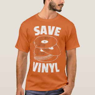 T-shirt Enregistrer les disques de vinyle Perturbé les ama