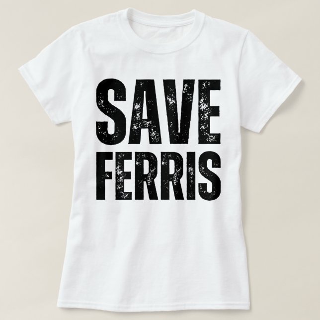 T-shirt enregistrer les ferries (Design devant)