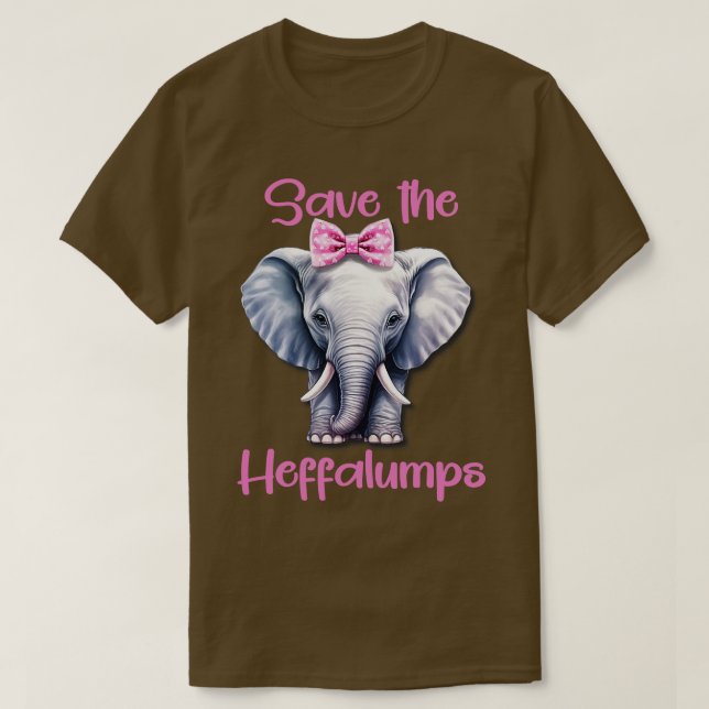 T-shirt Enregistrer Les Heffalumps (Design devant)